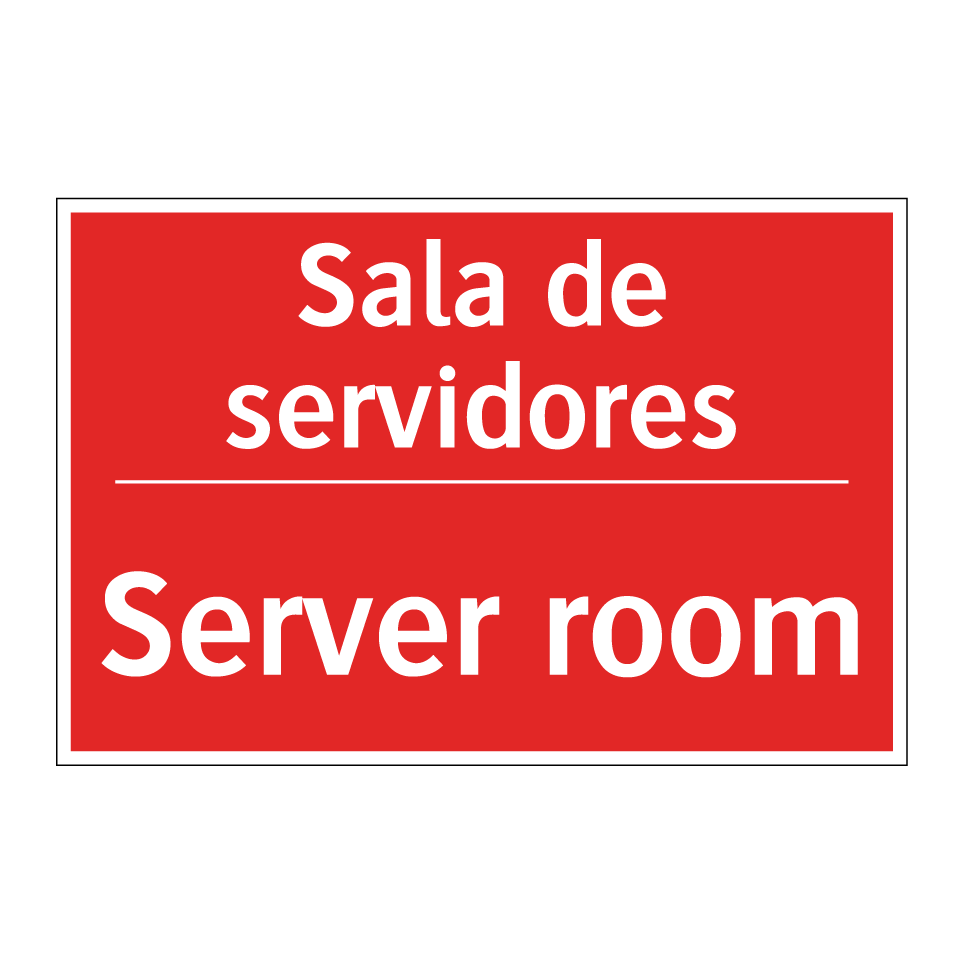 Sala de servidores - Server room