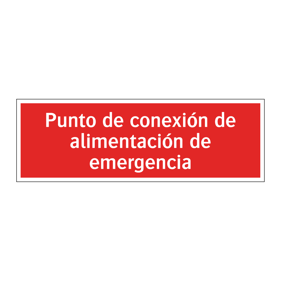 Punto de conexión de alimentación de emergencia