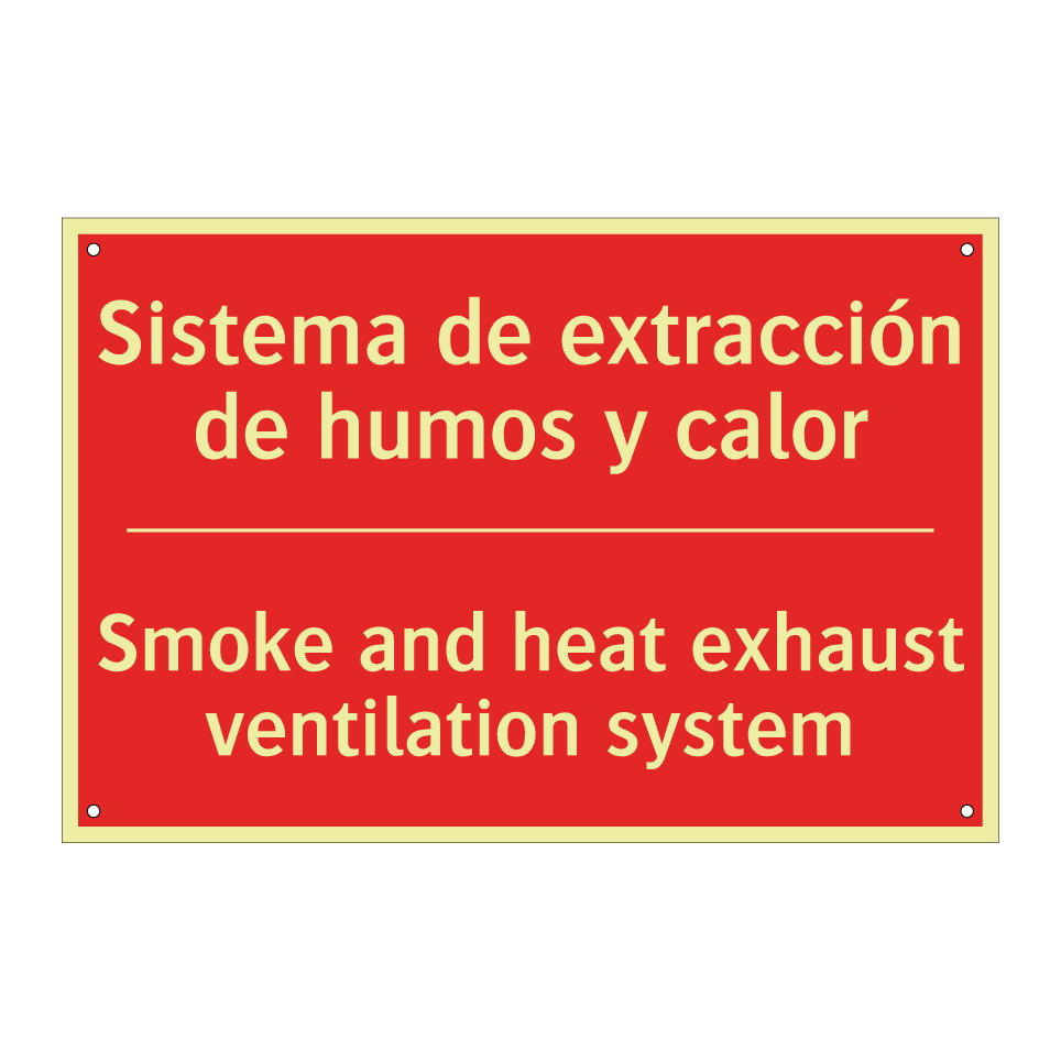 Sistema de extracción de /.../ - Smoke and heat exhaust /.../