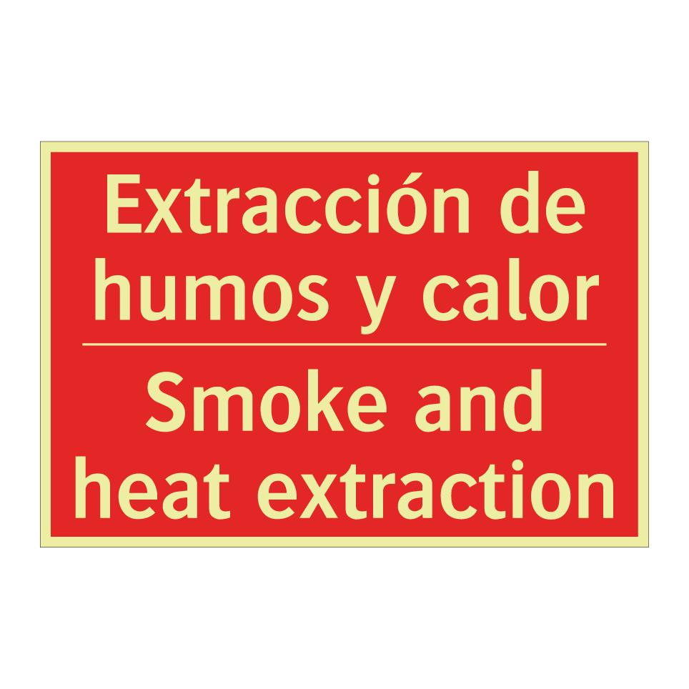 Extracción de humos y calor - Smoke and heat extraction