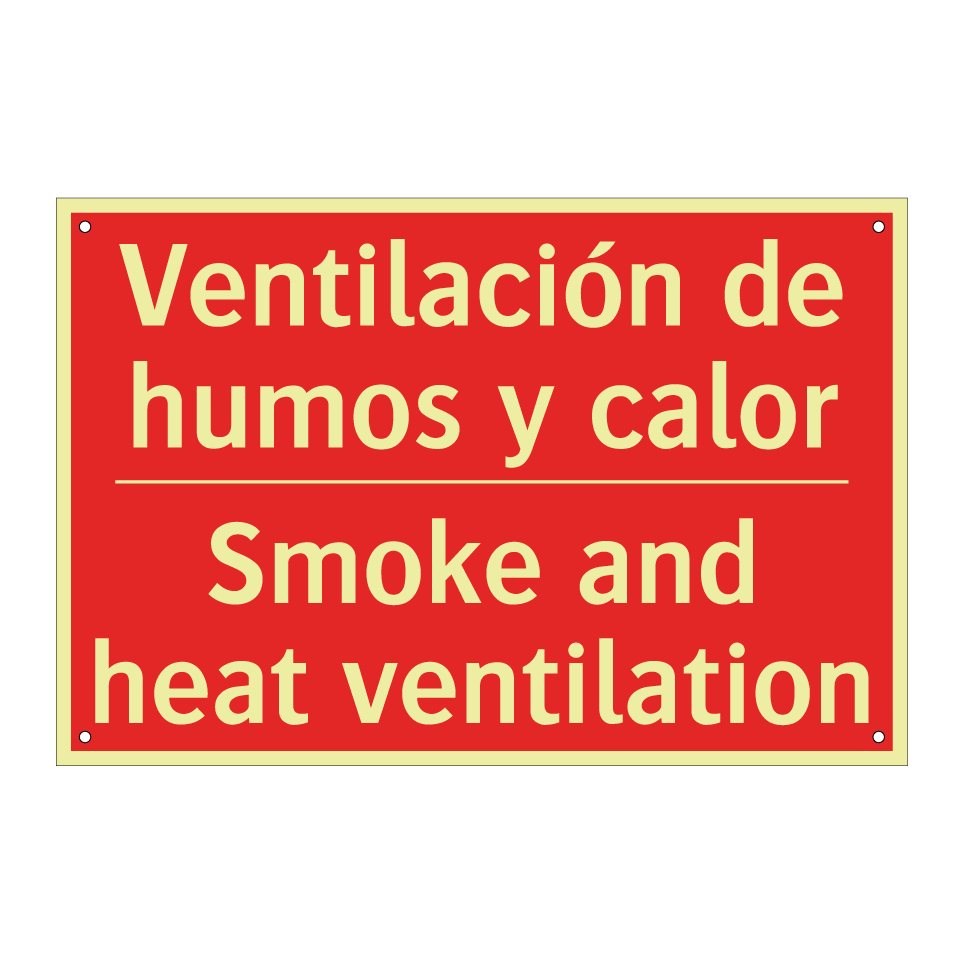 Ventilación de humos y calor - Smoke and heat ventilation
