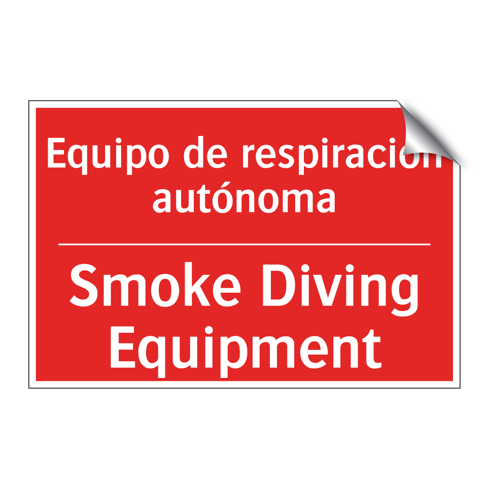 Equipo de respiración autónoma - Smoke Diving Equipment