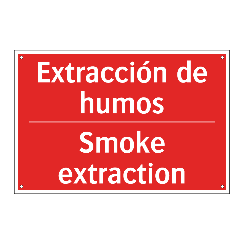 Extracción de humos - Smoke extraction