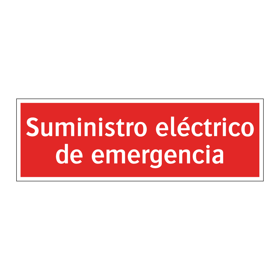 Suministro eléctrico de emergencia