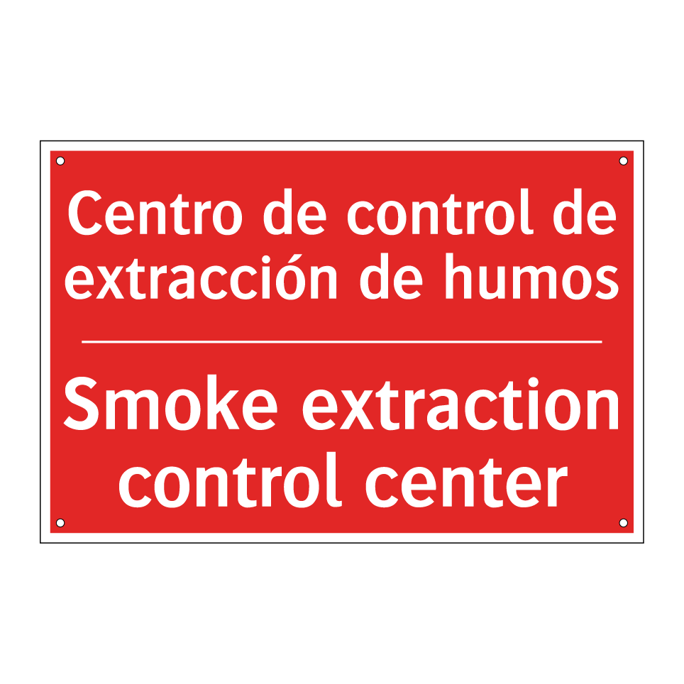 Centro de control de /.../ - Smoke extraction control /.../