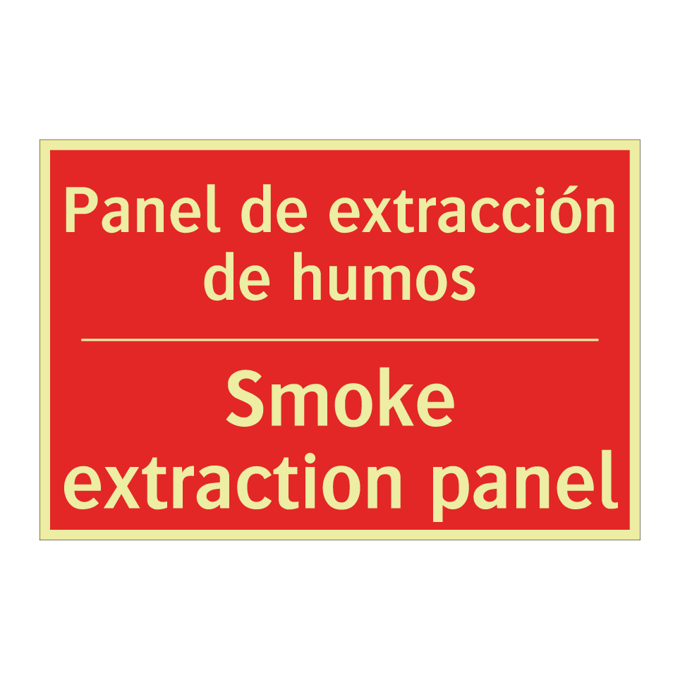 Panel de extracción de humos - Smoke extraction panel