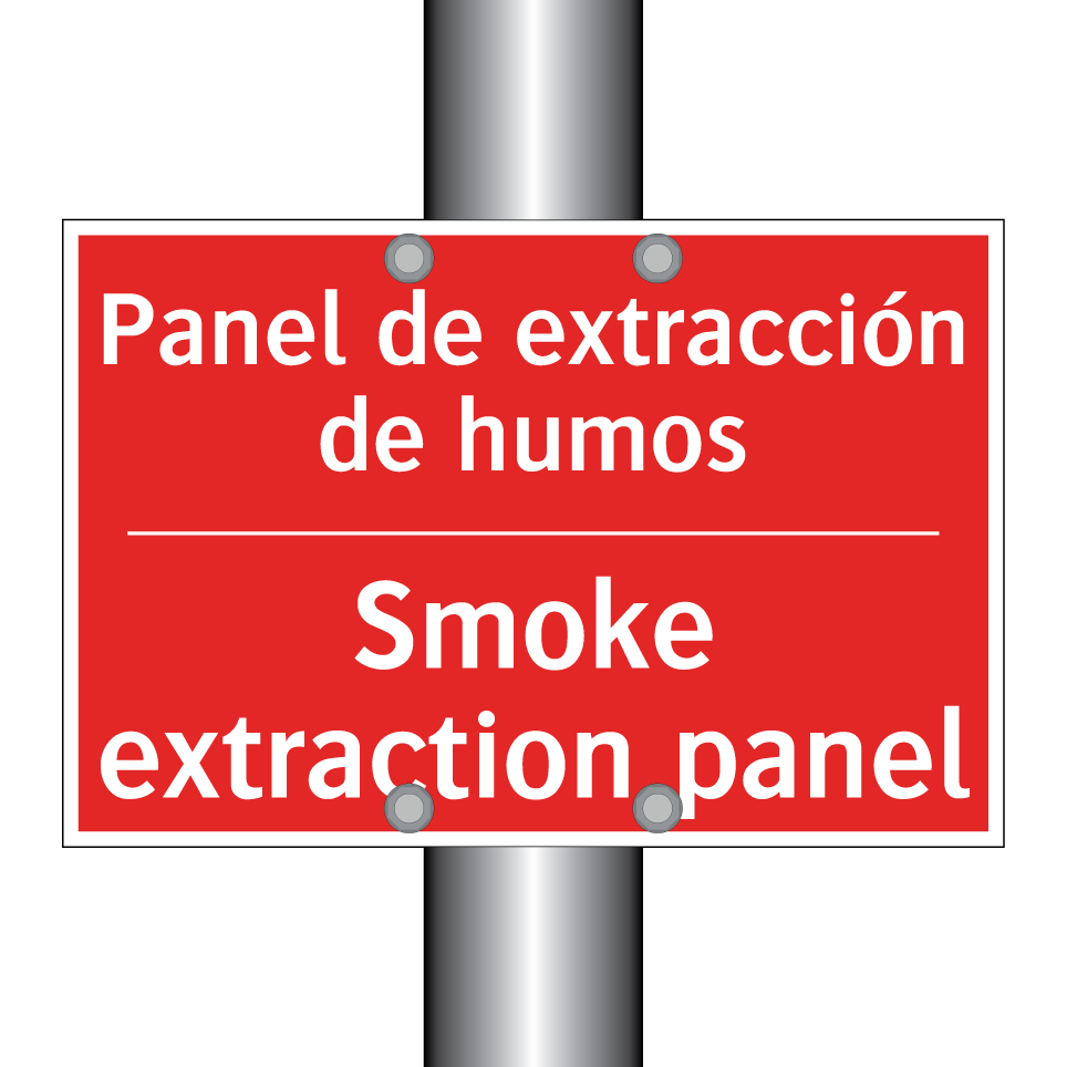 Panel de extracción de humos - Smoke extraction panel