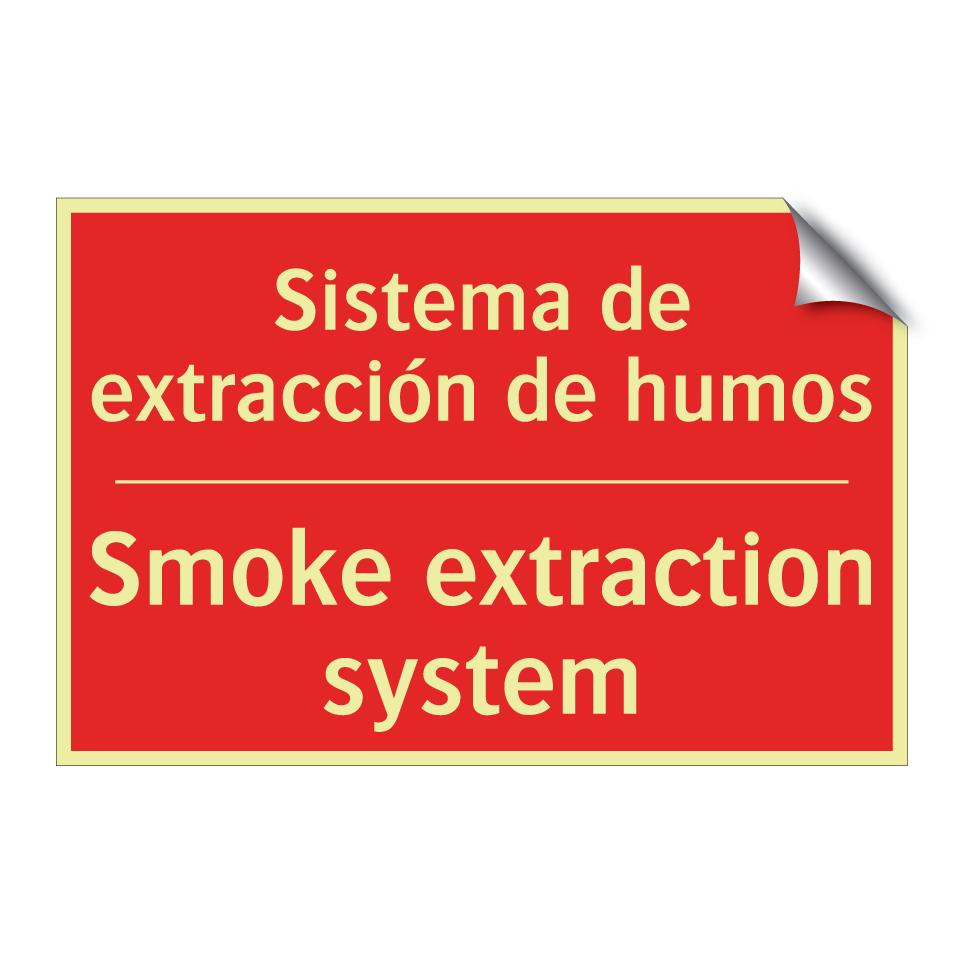 Sistema de extracción de humos - Smoke extraction system