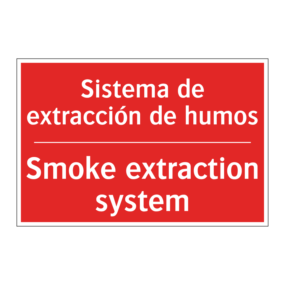 Sistema de extracción de humos - Smoke extraction system