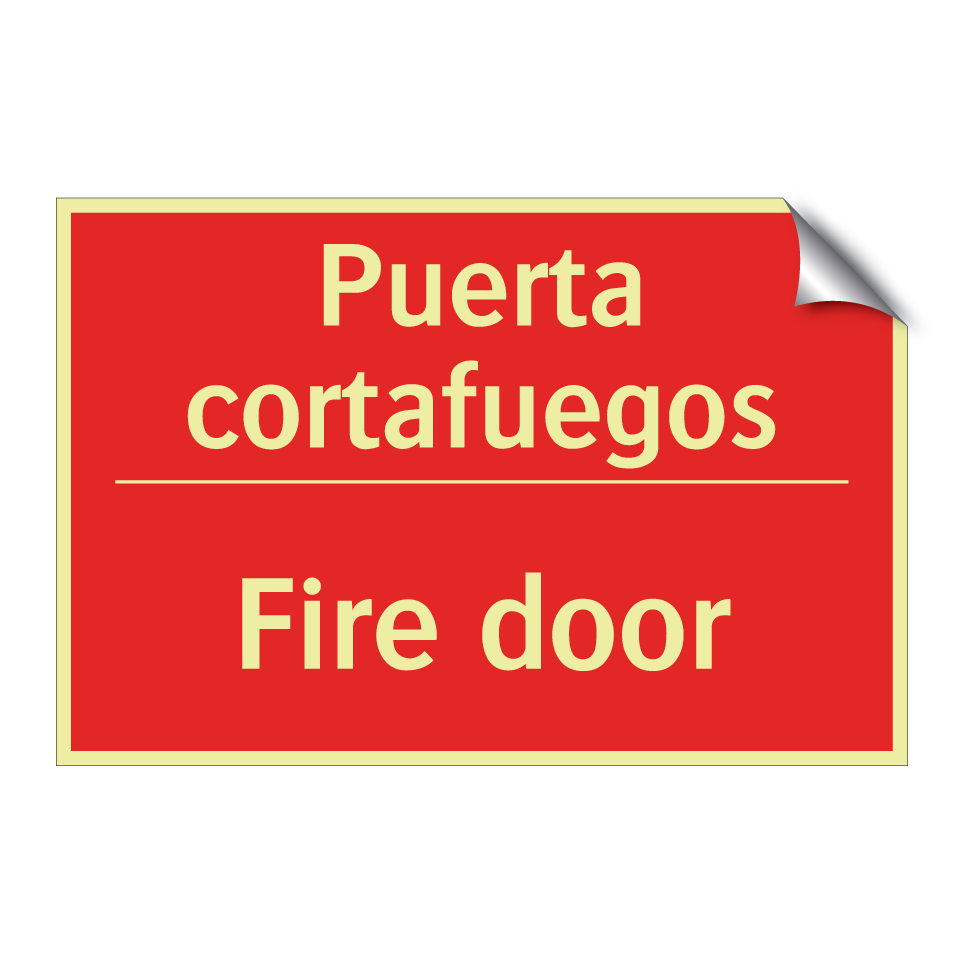 Puerta cortafuegos - Fire door