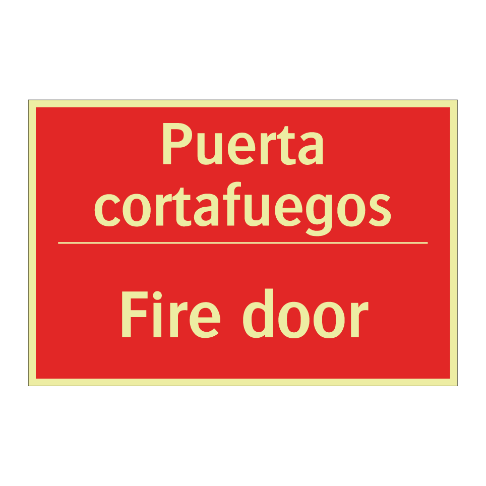 Puerta cortafuegos - Fire door