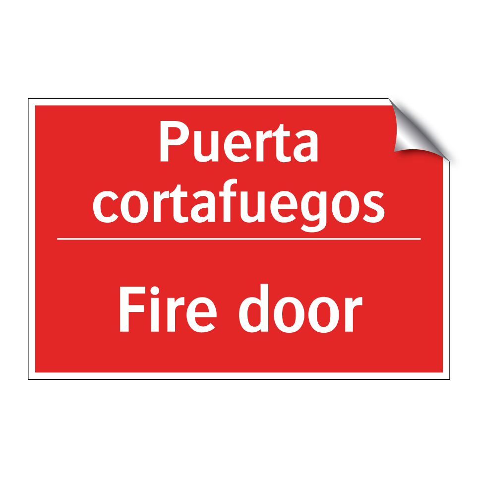 Puerta cortafuegos - Fire door