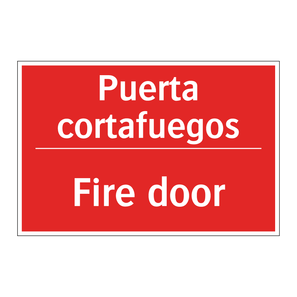 Puerta cortafuegos - Fire door