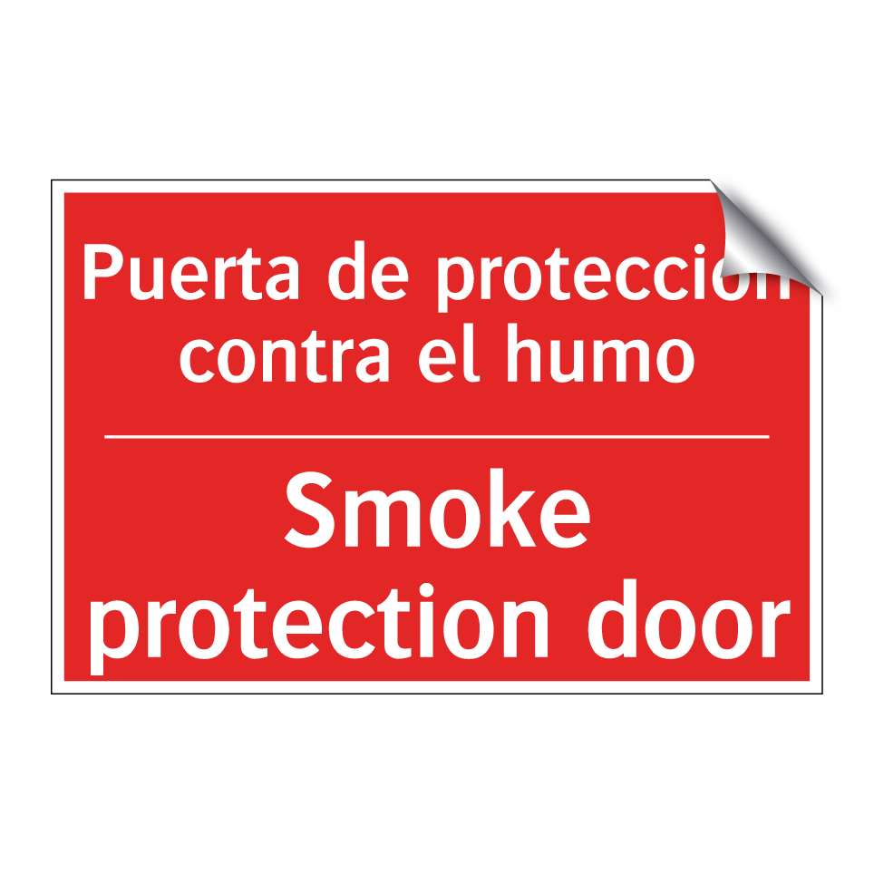 Puerta de protección contra /.../ - Smoke protection door