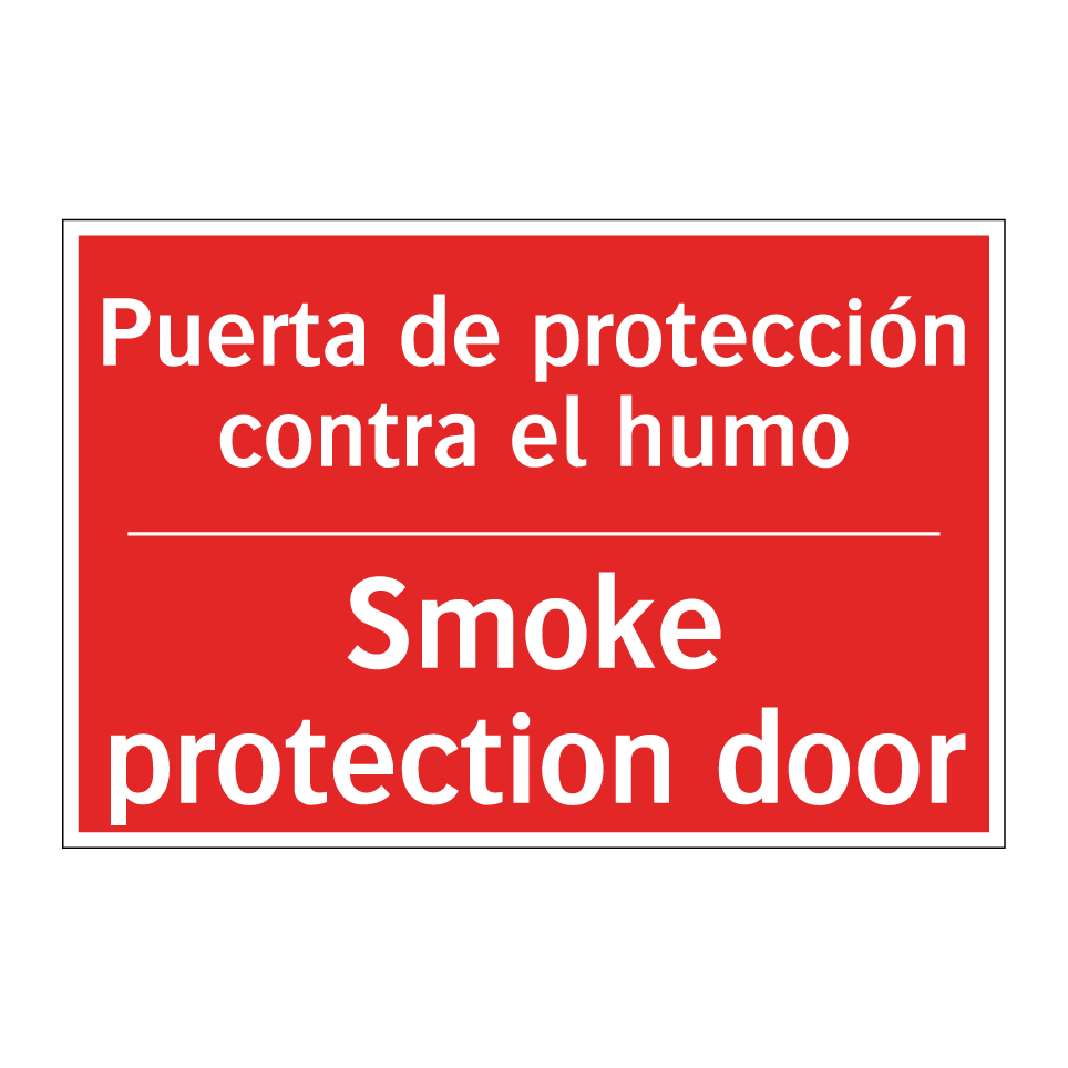 Puerta de protección contra /.../ - Smoke protection door