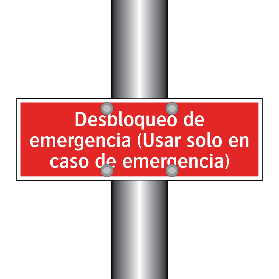 Desbloqueo de emergencia (Usar solo en caso de emergencia)