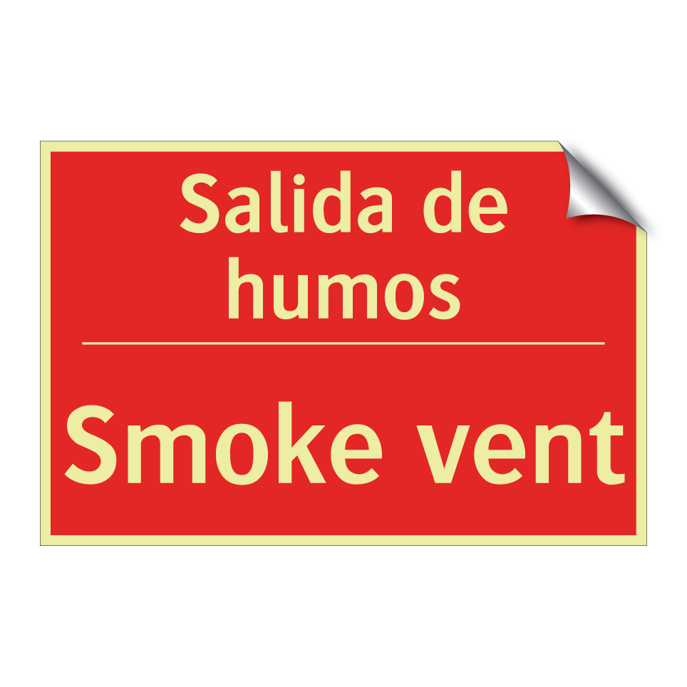 Salida de humos - Smoke vent