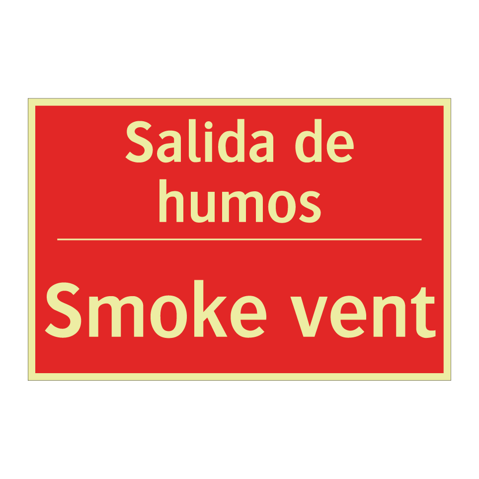 Salida de humos - Smoke vent