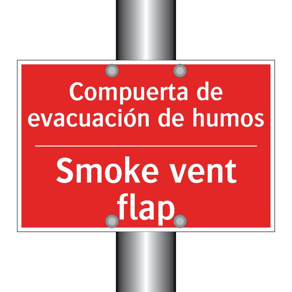Compuerta de evacuación de /.../ - Smoke vent flap
