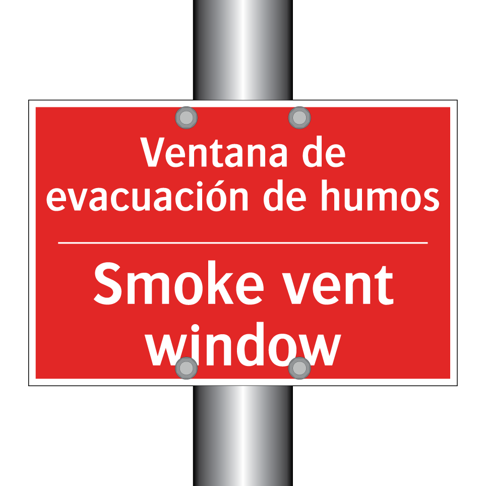 Ventana de evacuación de humos - Smoke vent window