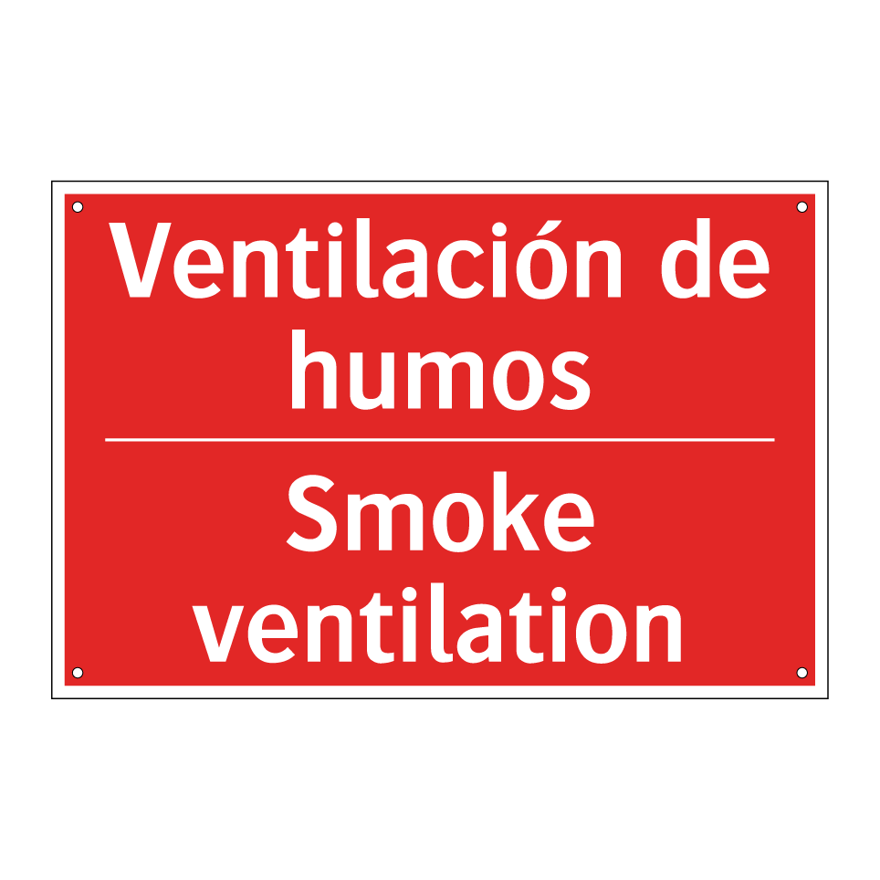 Ventilación de humos - Smoke ventilation