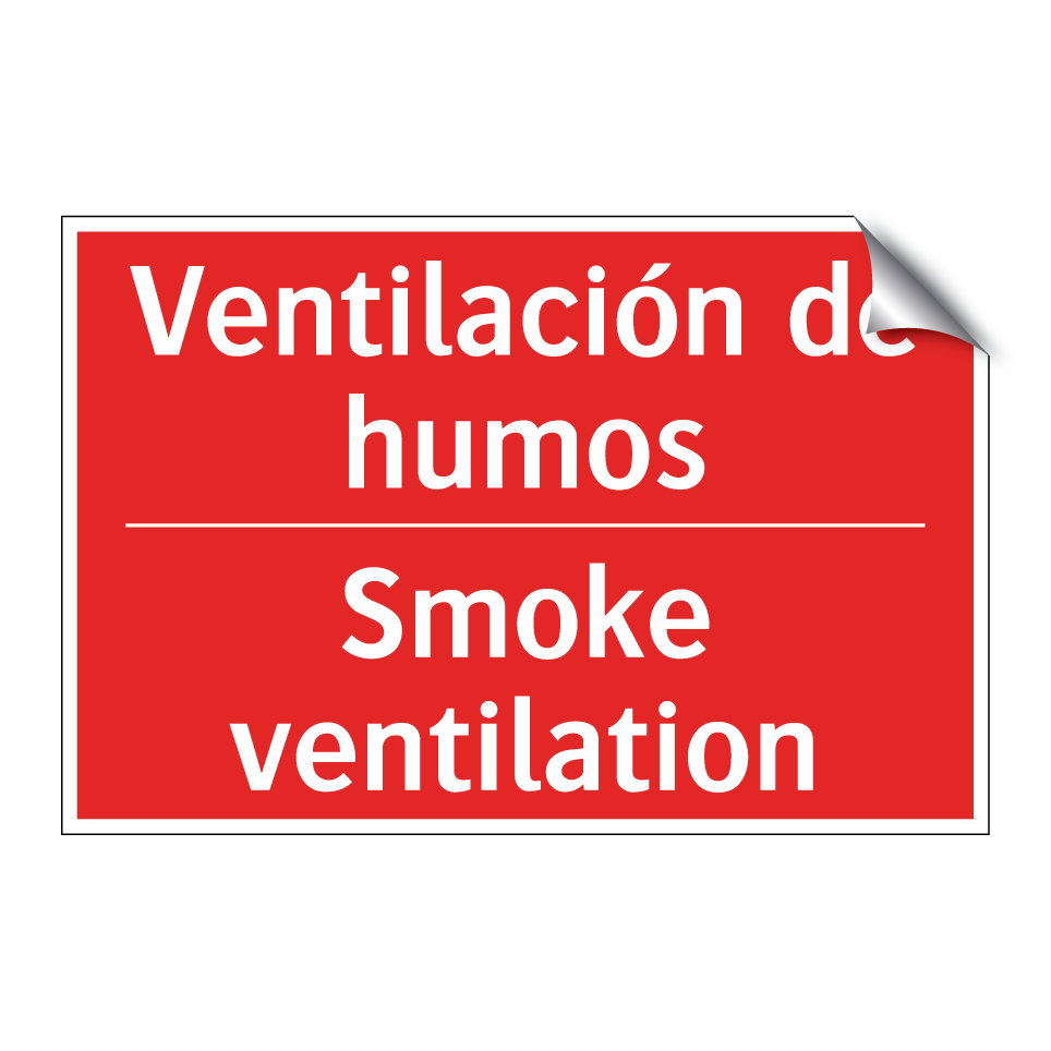 Ventilación de humos - Smoke ventilation