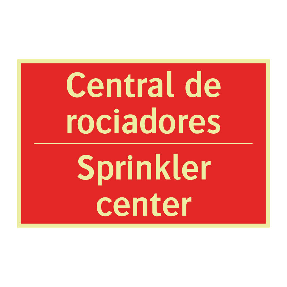 Central de rociadores - Sprinkler center