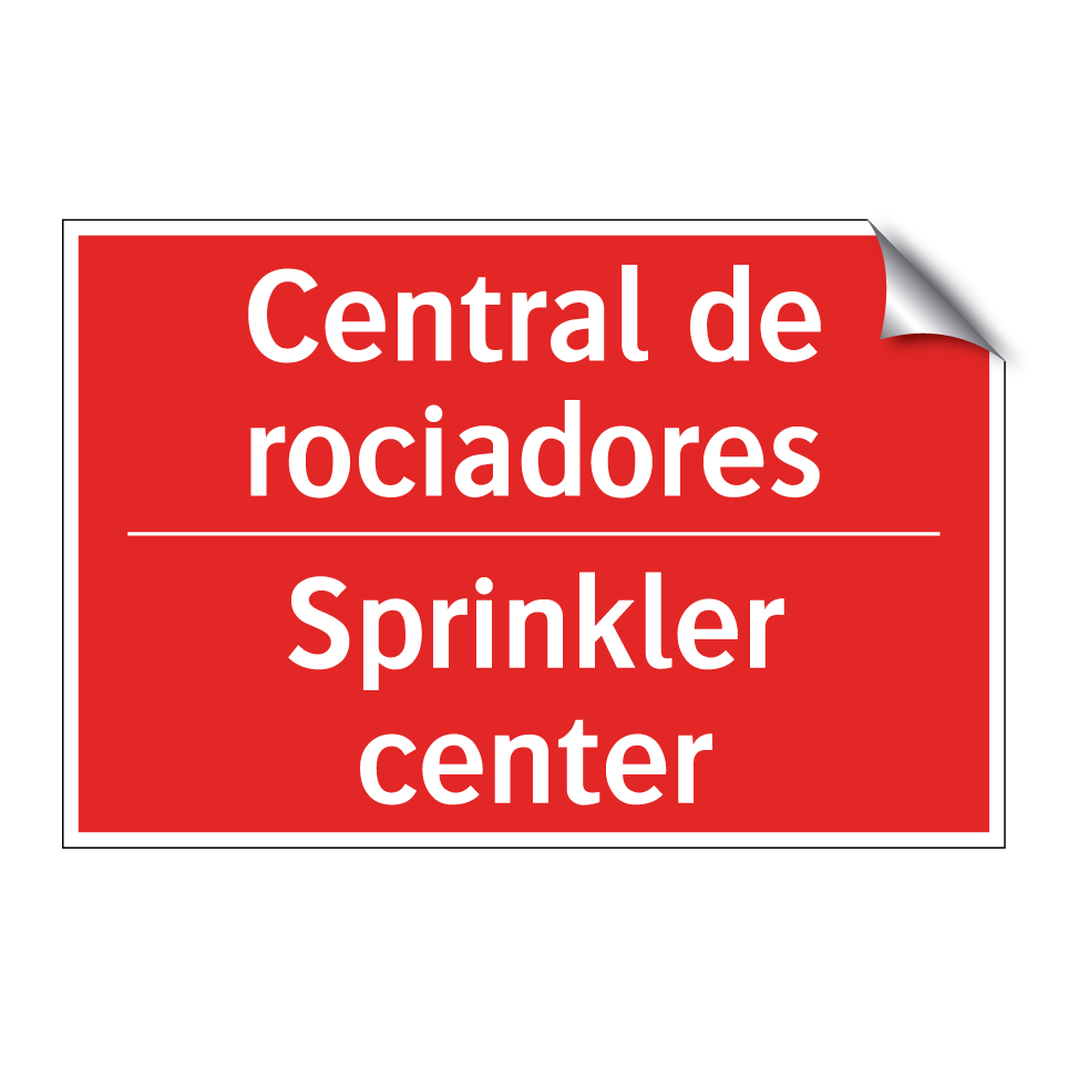 Central de rociadores - Sprinkler center