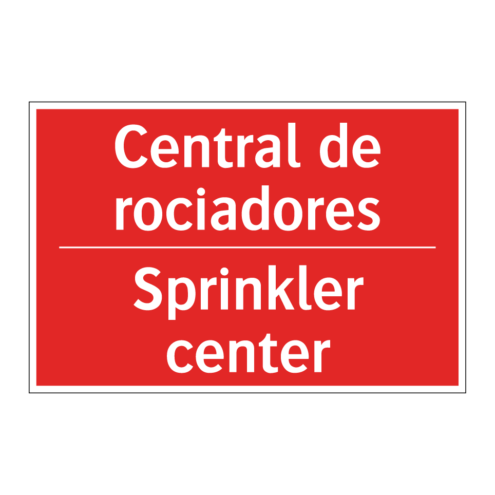Central de rociadores - Sprinkler center