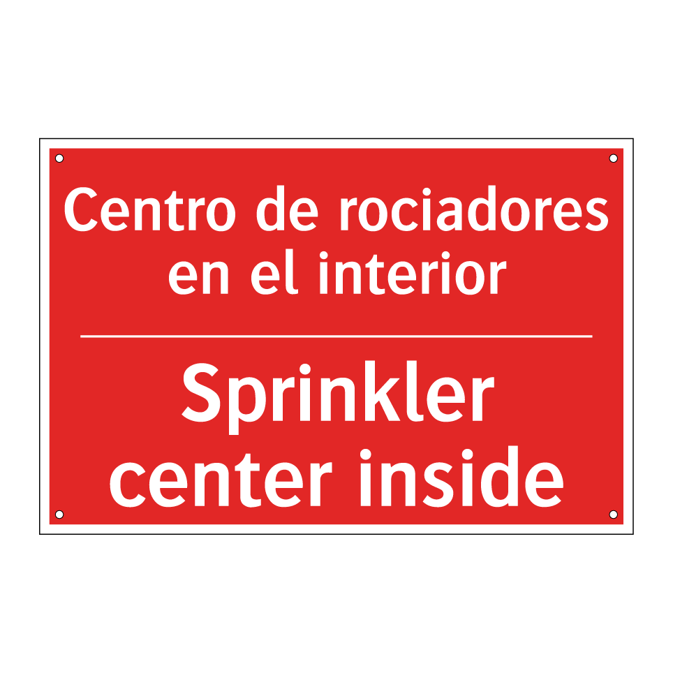 Centro de rociadores en el /.../ - Sprinkler center inside