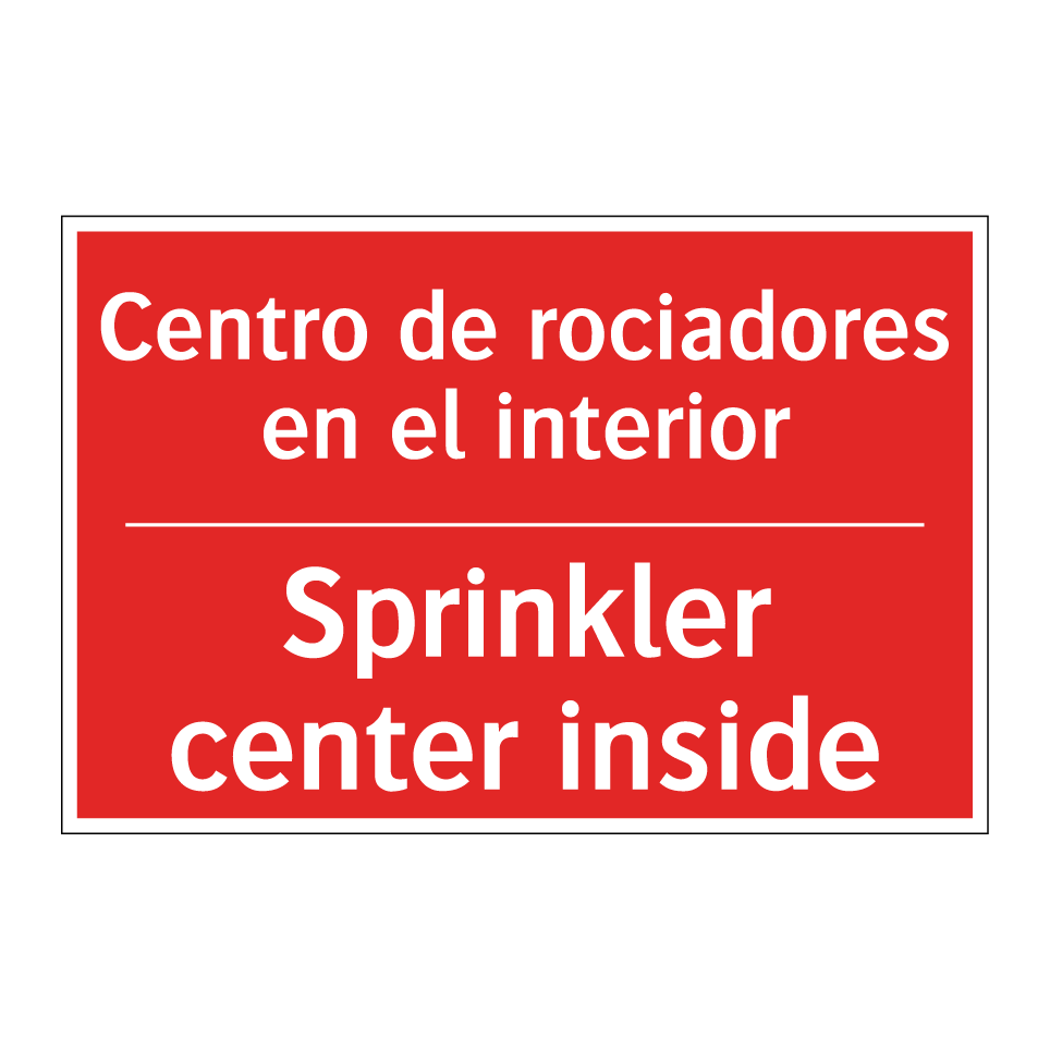 Centro de rociadores en el /.../ - Sprinkler center inside