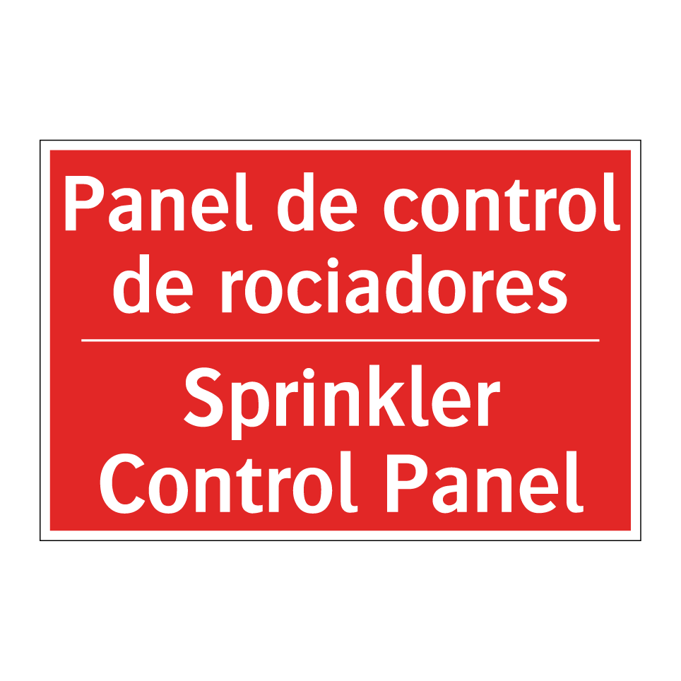 Panel de control de rociadores - Sprinkler Control Panel