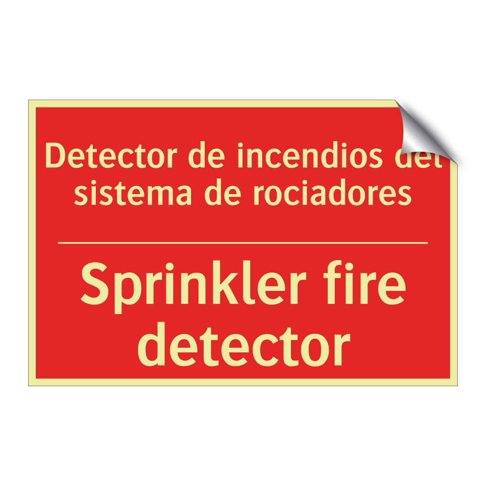Detector de incendios del /.../ - Sprinkler fire detector