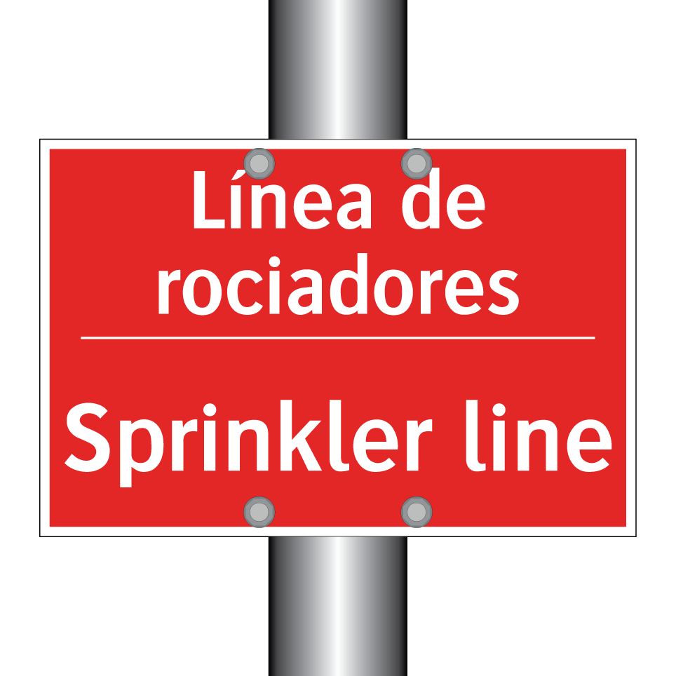 Línea de rociadores - Sprinkler line