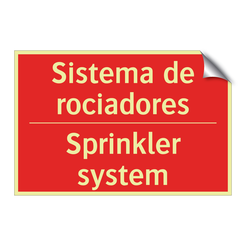 Sistema de rociadores - Sprinkler system
