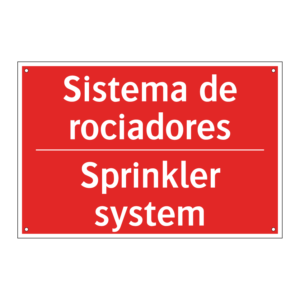 Sistema de rociadores - Sprinkler system