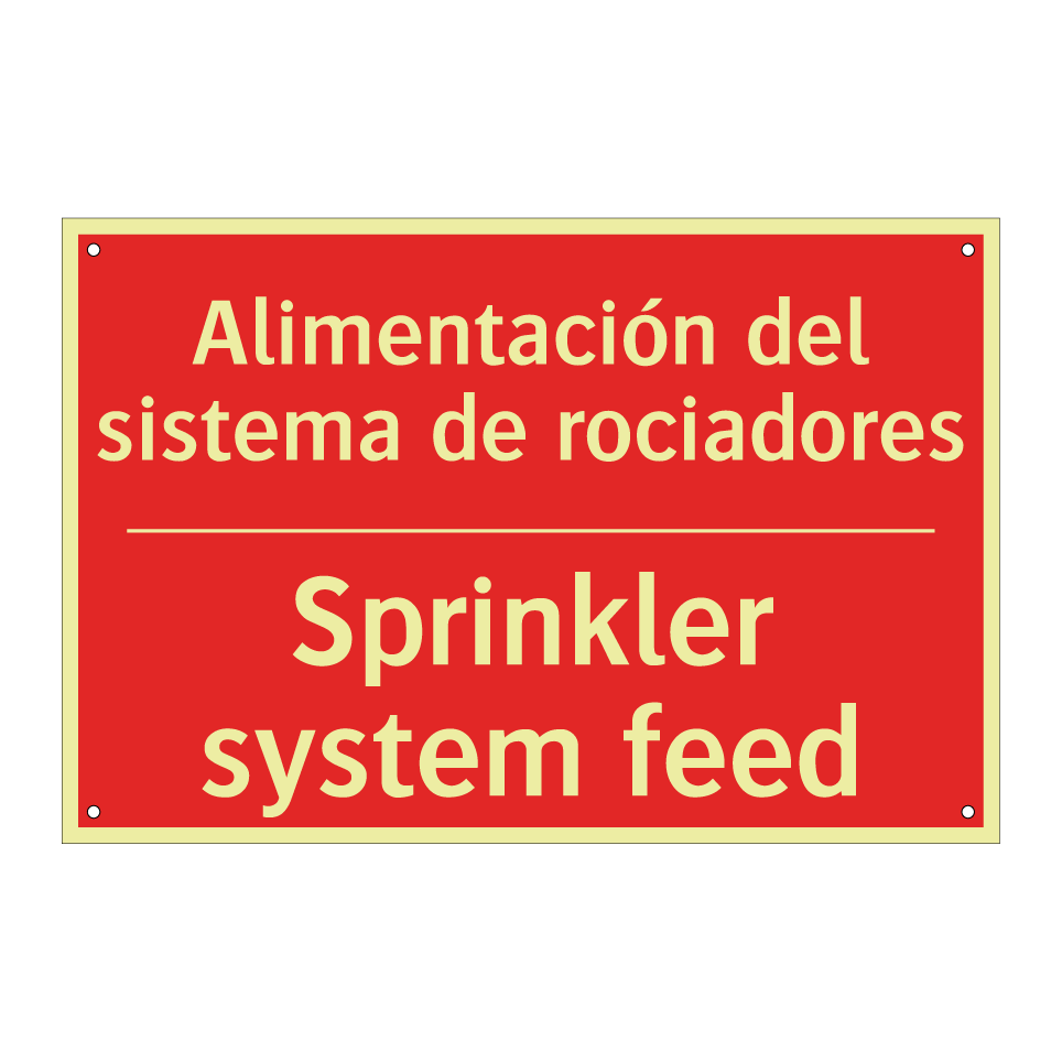 Alimentación del sistema de /.../ - Sprinkler system feed
