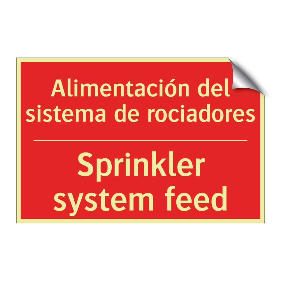 Alimentación del sistema de /.../ - Sprinkler system feed