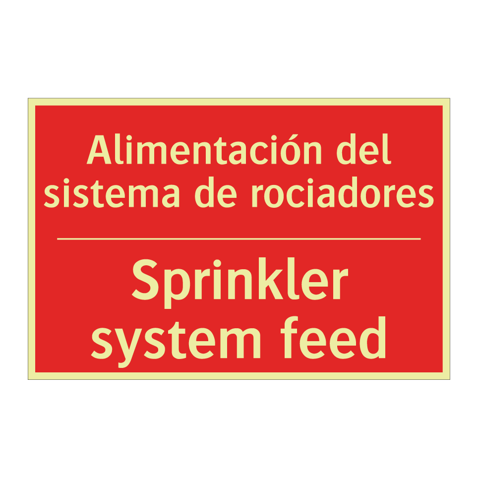 Alimentación del sistema de /.../ - Sprinkler system feed