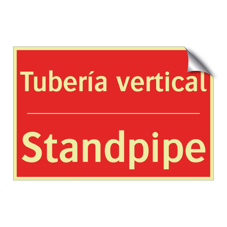 Tubería vertical - Standpipe