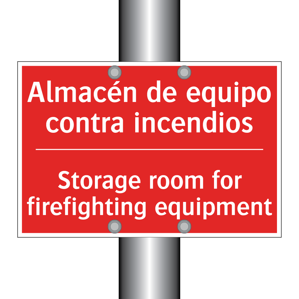 Almacén de equipo contra /.../ - Storage room for firefighting /.../