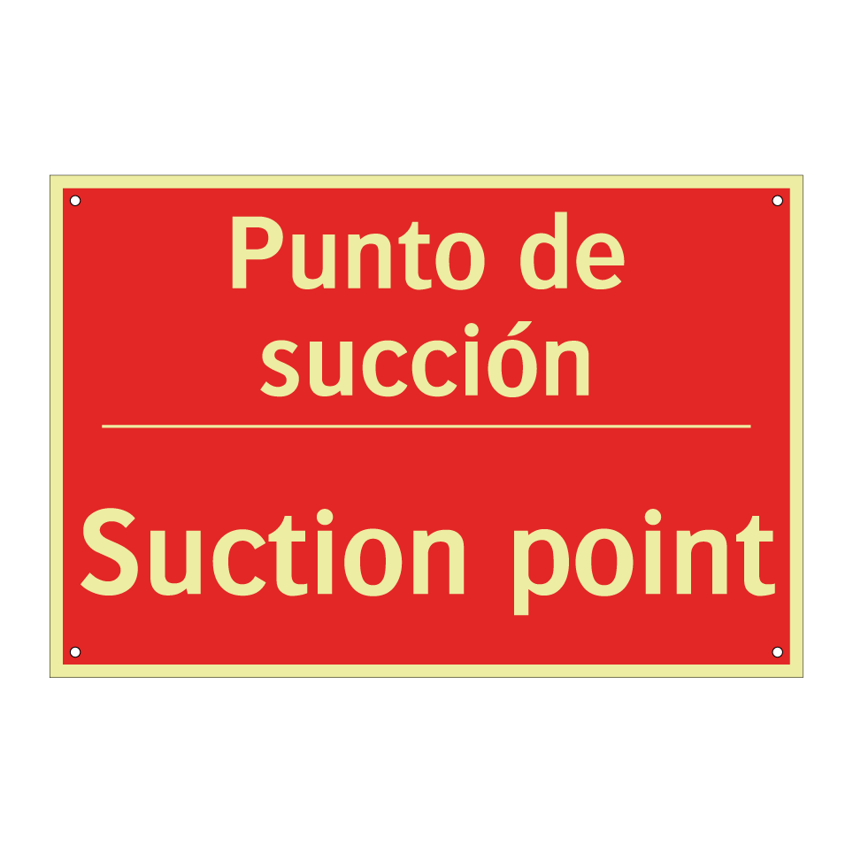 Punto de succión - Suction point