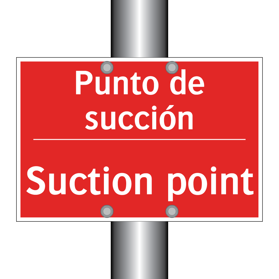 Punto de succión - Suction point