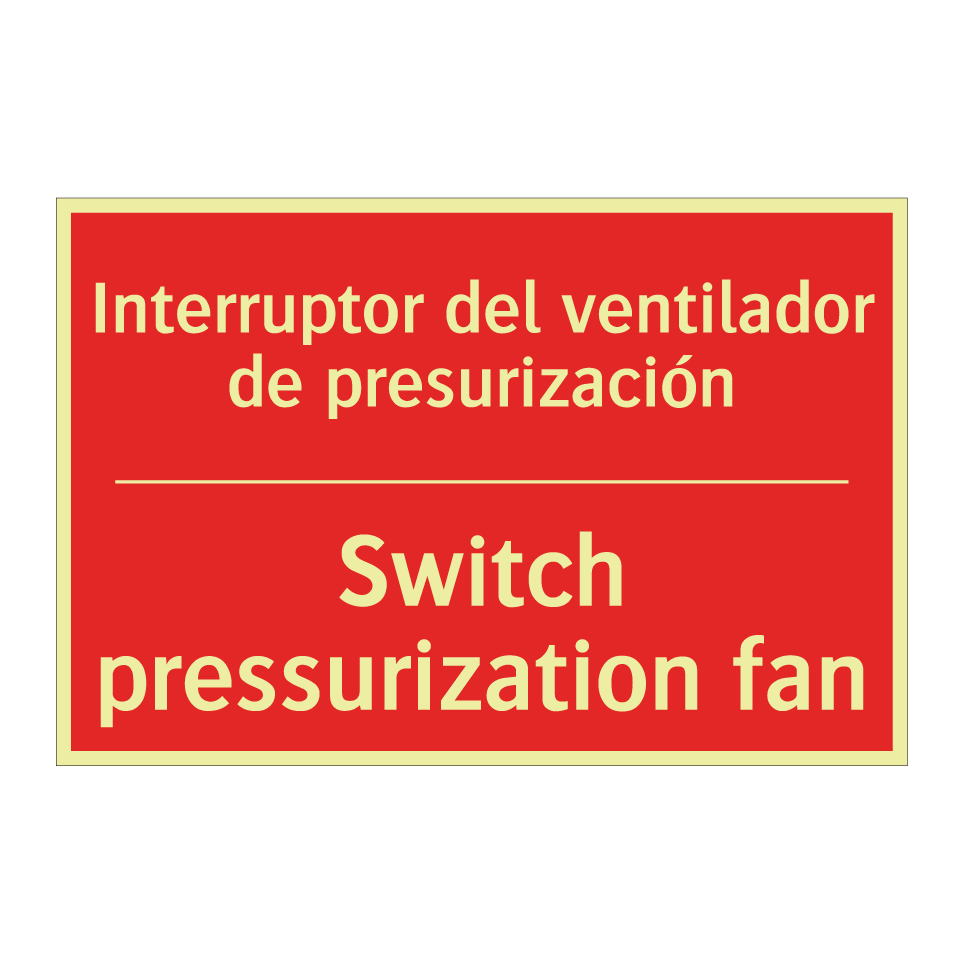 Interruptor del ventilador de /.../ - Switch pressurization fan