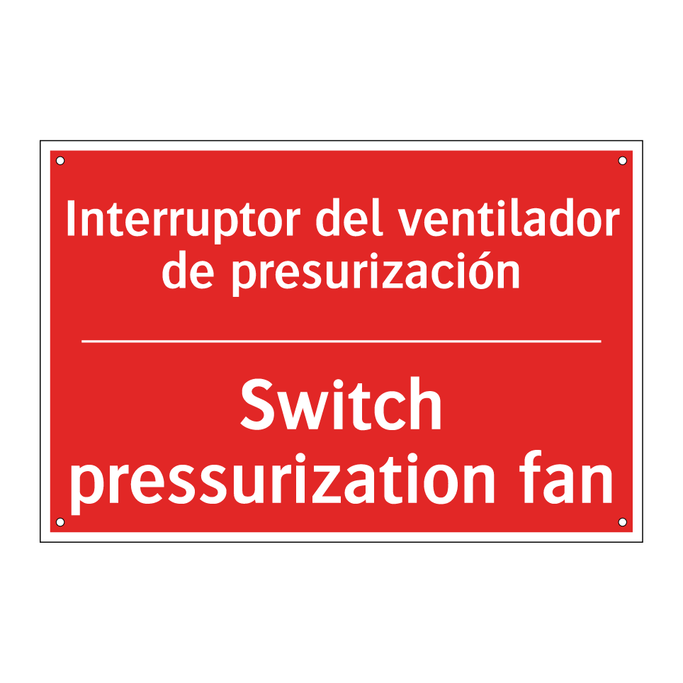 Interruptor del ventilador de /.../ - Switch pressurization fan