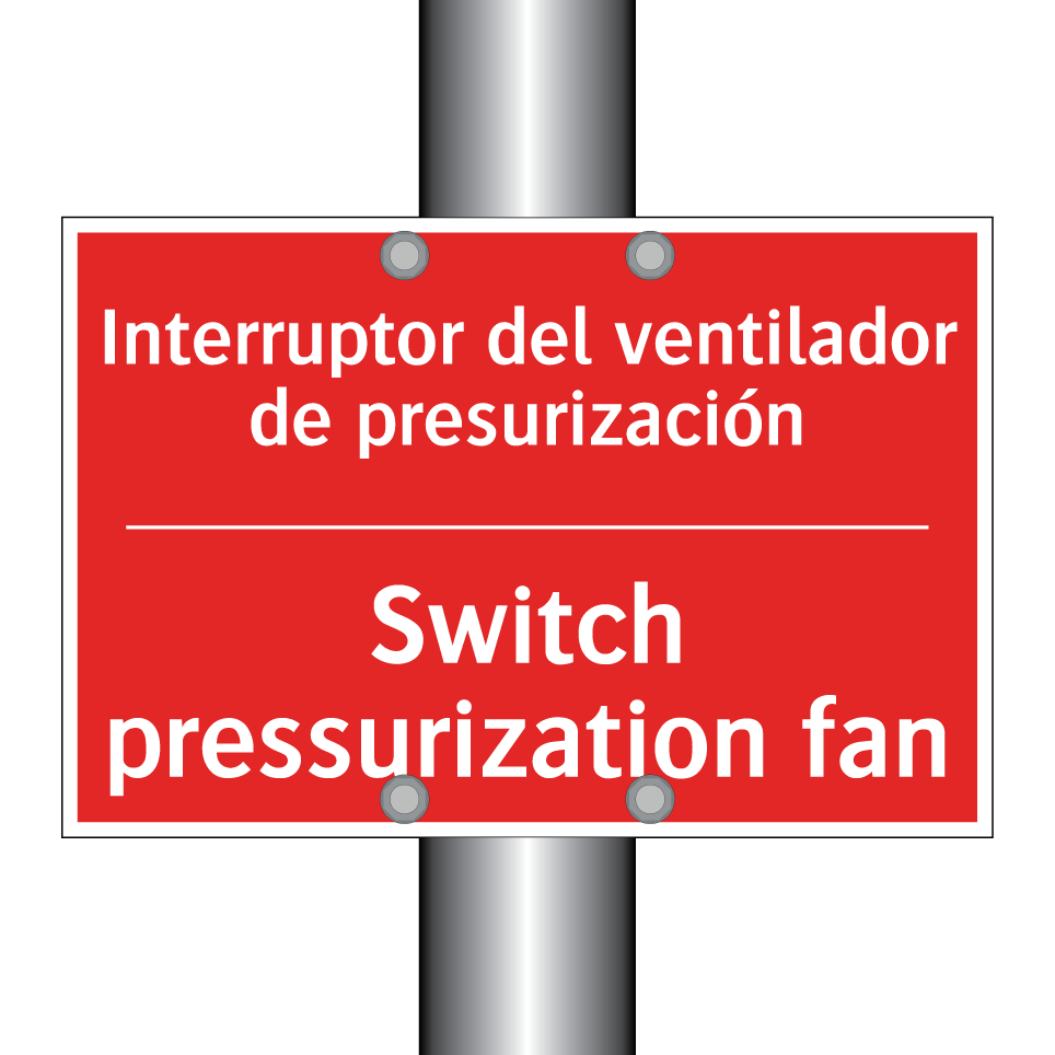Interruptor del ventilador de /.../ - Switch pressurization fan