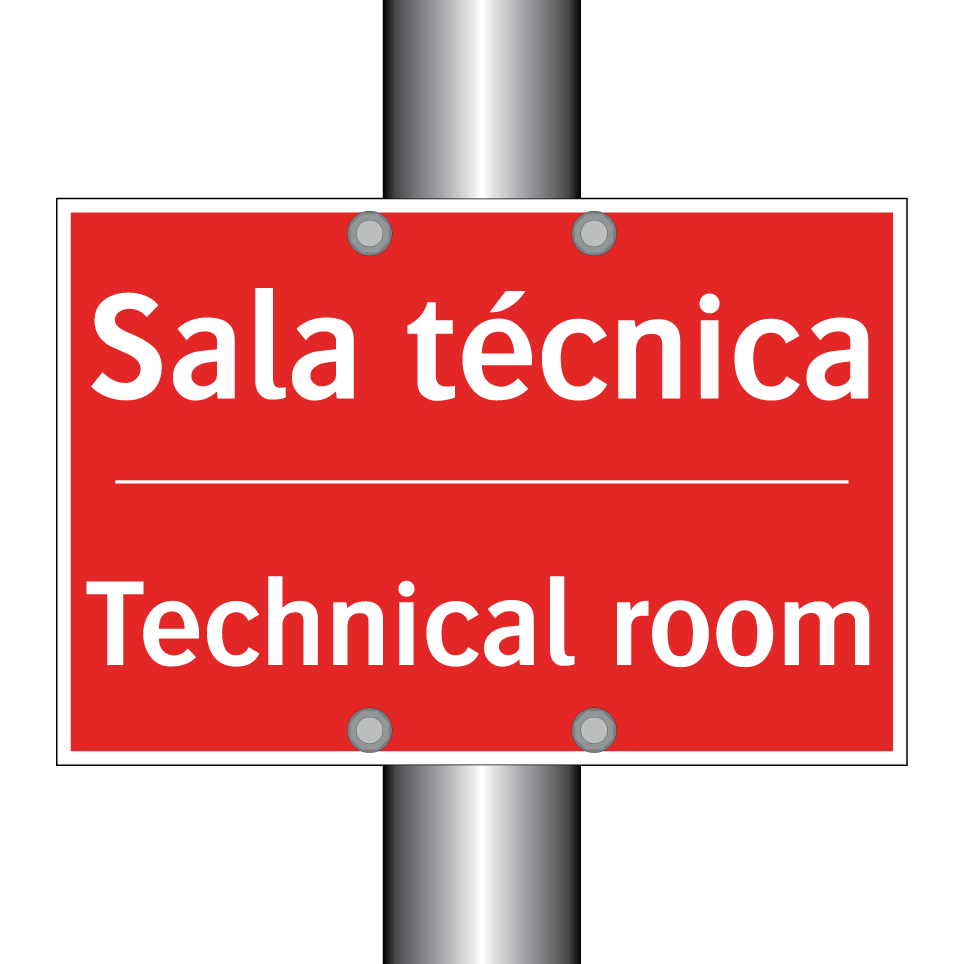 Sala técnica - Technical room