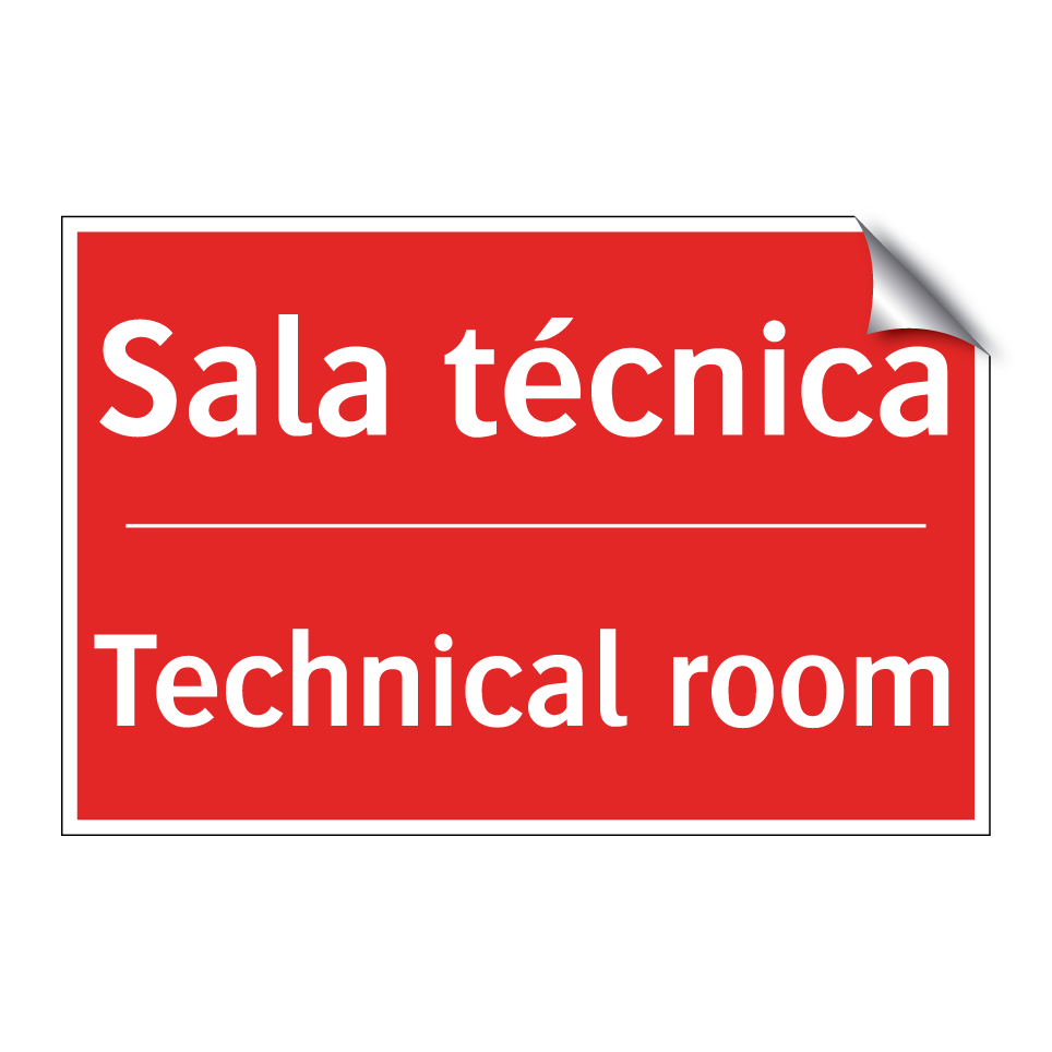 Sala técnica - Technical room