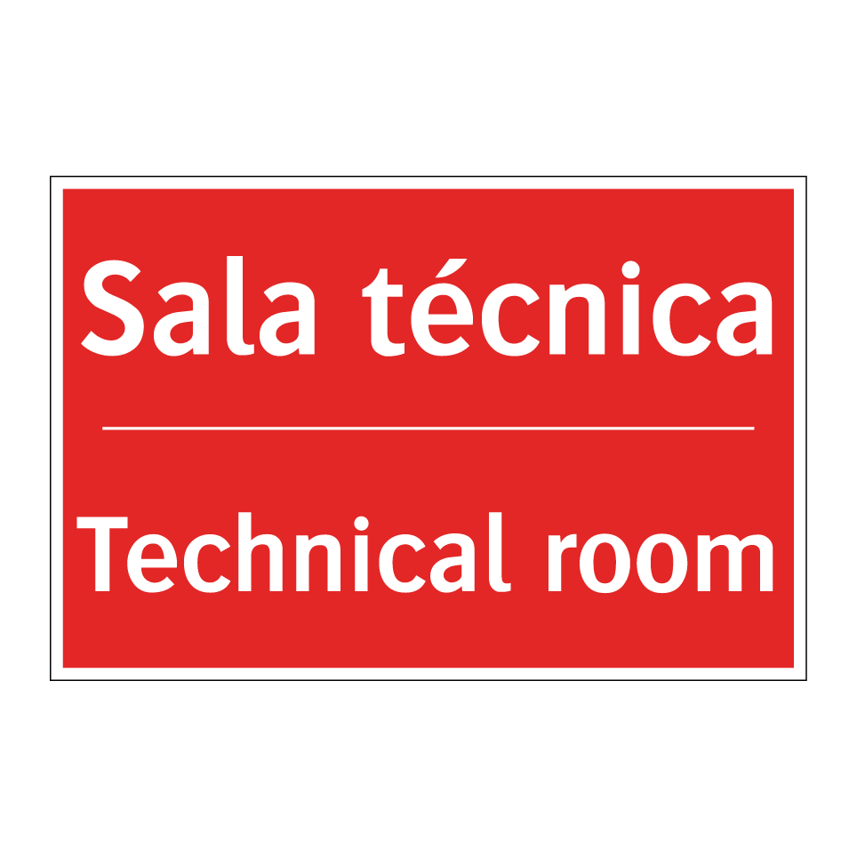 Sala técnica - Technical room