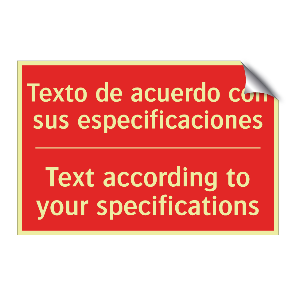 Texto de acuerdo con sus /.../ - Text according to your /.../